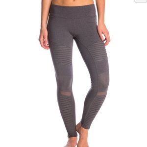 All grey Moto Crop Legging